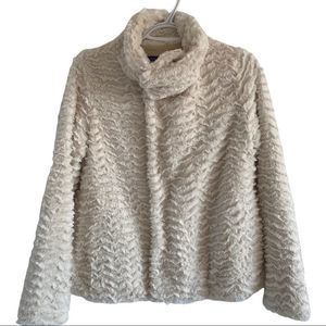 Patagonia Pelage faux fur Jacket beige small EUC